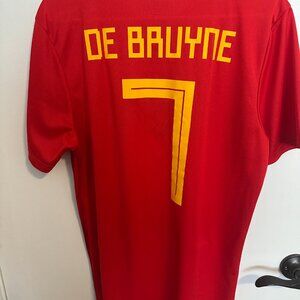 ADIDAS BELGIUM 2018 `DE BRUYNE' HOME JERSEY